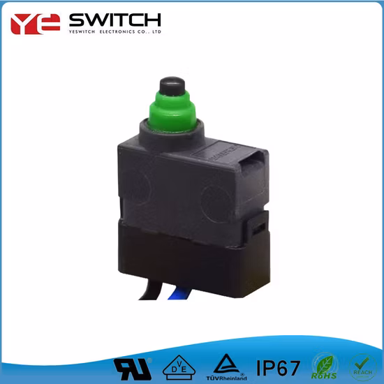 Interruttore a levetta illuminato a LED elettronico impermeabile IP67, microinterruttore a pulsante per ricambi auto